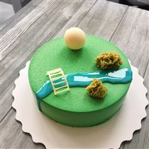 торт для любителя гольфа