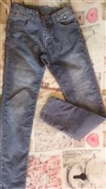 168 джинсы ATIVO стрейч, вельвет заужены