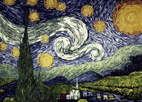 Звездная ночь Ван Гог