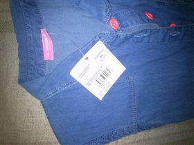 Платье легкая джинса, размер 9-10 лет