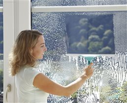 51520 POWERSLIDE Щетка хозяйственная с резинкой 40