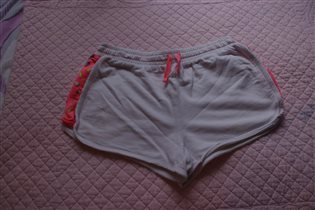 шорты белые зара трикотажные-152-200