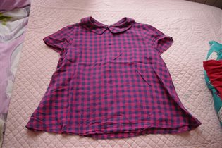 бенетон очень нежная легенькая рубашечка-140-400