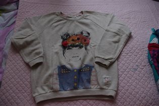 толстовка мгкая теплая-140-400