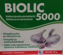Biolic 5000 экстракт чеснока 60таб