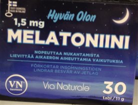 Hyvän Olon Melatoniini 1,5 mg 30таб