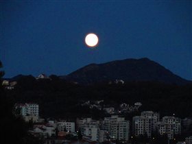 Лунная ночь. Черногория.