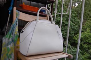 5376 Fiato кожа /лак белый (сумка женская)