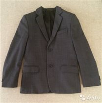 Пиджак серый 134 р-ра