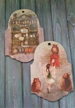 Разделочные доски декоративные. по 400р 