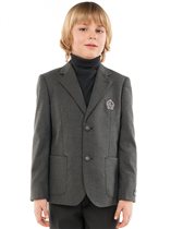 Шикарный серый пиджак д/м 158