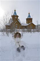 когда снег в удовольствие!))