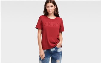 DKNY футболка красная 