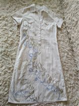 платье р46 лен/хлопок новое