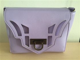 новая нежно фиолетовая сумочка