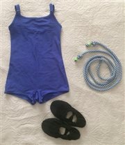 Гимнастический комбинезон шортиками