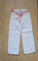 Белые вельветовые джинсы Zeplin