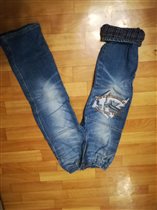 Утепленные джинсы 122