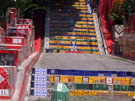 Лестница Селарона. Рио-де-Жанейро