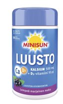 998-1/4/3 Minisun LUUSTO Ca 500 мг +D3 100 шт