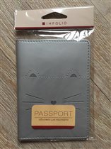 новая обложка для паспорта иск.кожа, 550р