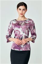 Блузка_натуральный шелк на 48 размер