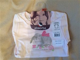 Absorba, футболка с крольчонком р.5 - 255,20руб.