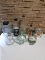 Бутылки для декора/декупажа, описание под фото