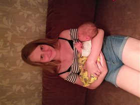 Большая Вероника с маленькой Яной