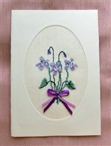 Derwentwater card Violets