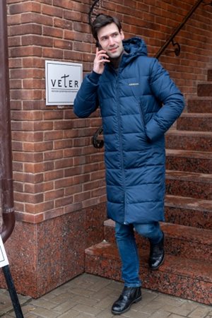 Пальто мужское зимнее 'Милан', dark navy