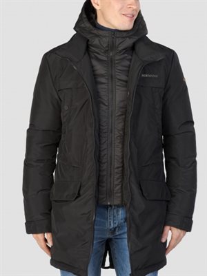 Парка пуховая мужская зимняя M09-11009, черный