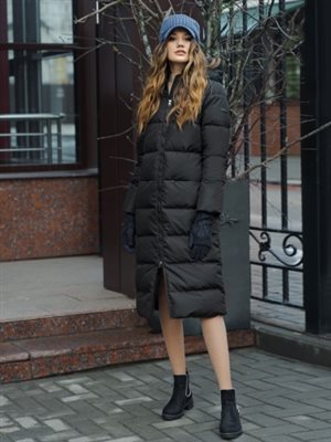 Пальто пуховое женское 'Турин', black