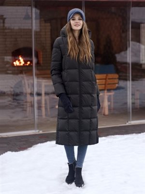 Пальто пуховое женское 'Катания', black