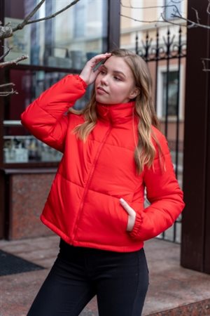 Куртка женская укороченная 'Рим', арт. 12 064, red