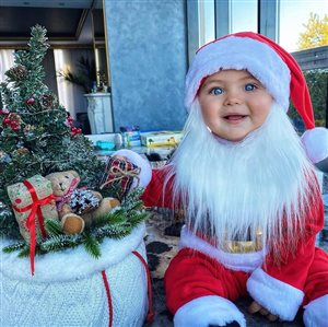 Оксана Самойлова и сын-Санта Клаус: 'Вылитый Джиган'