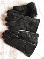 Две пары перчаток. размер 6,5 - 600р
