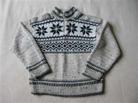 Норвежский свитер для сына