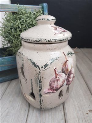 500р Банка для хранения чеснока