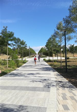 Новый современный парк в Учкуевке 