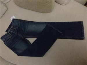 Новые прямые джинсы Abercrombie kids 10 лет