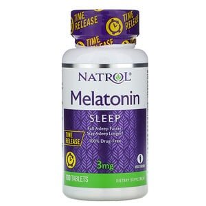 Natrol, Melatonin 3 mg 100 tab