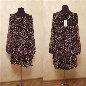 Леопардовое платье DENNY ROSE Италия, НОВОЕ, р. 46