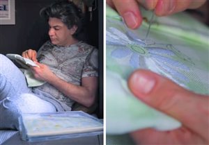 николай цискаридзе вышивает картины