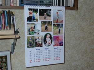 Календарь с внучкой_3