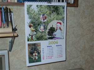 Календарь с внучкой_1