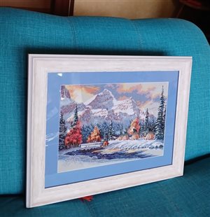 Вигвамы в снегу