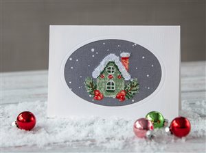 Открытка с домиком