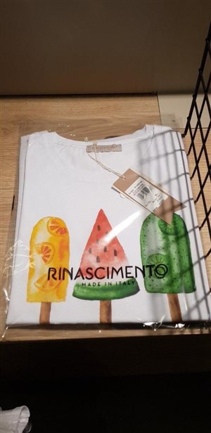 RINASCIMENTO футболка мороженое р.M/L цена 1500