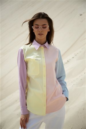 BUTER  блуза разноцветная р.52  цена 2500=